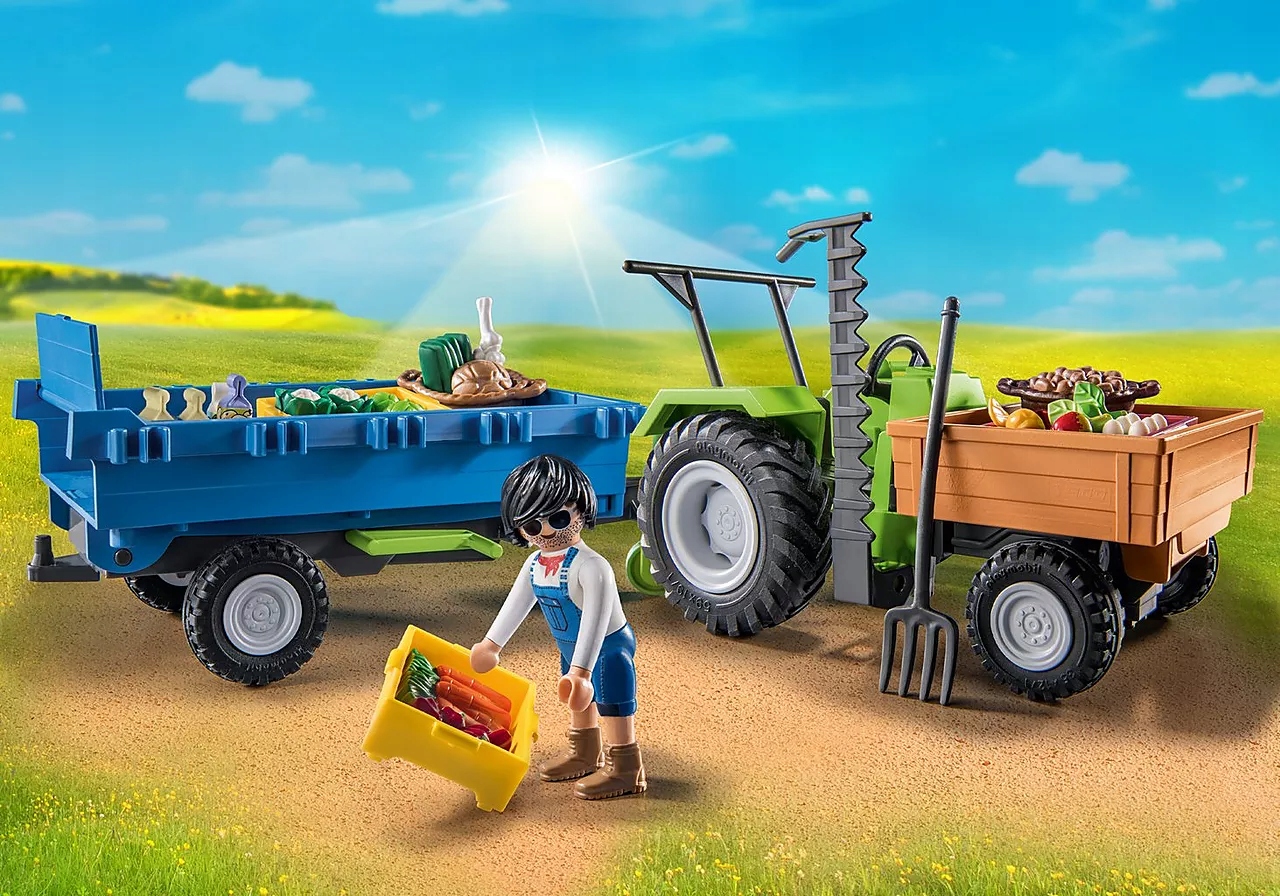 PLAYMOBIL Country 71249 Traktor z przyczepą EAN (GTIN) 4008789712493