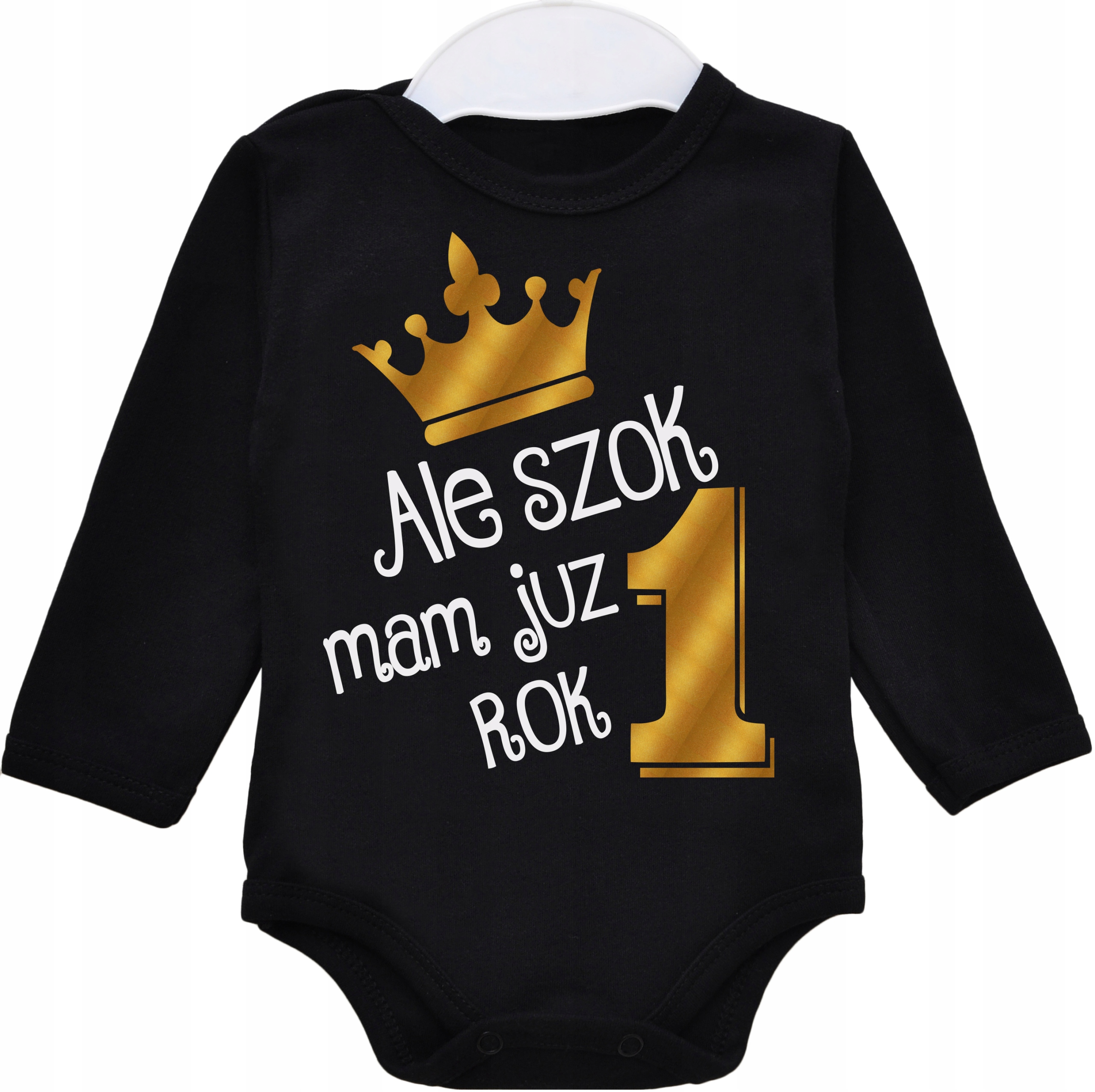 

Body dł rękaw Urodziny Ale Szok Mam Już Rok r. 92