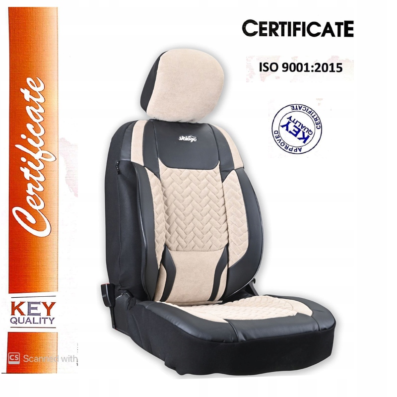 HONDA ACCORD CITY CIVIC FR-V HR-V POKROWCE NA FOTELE SAMOCHODOWE MOCNE Typ pokrowiec