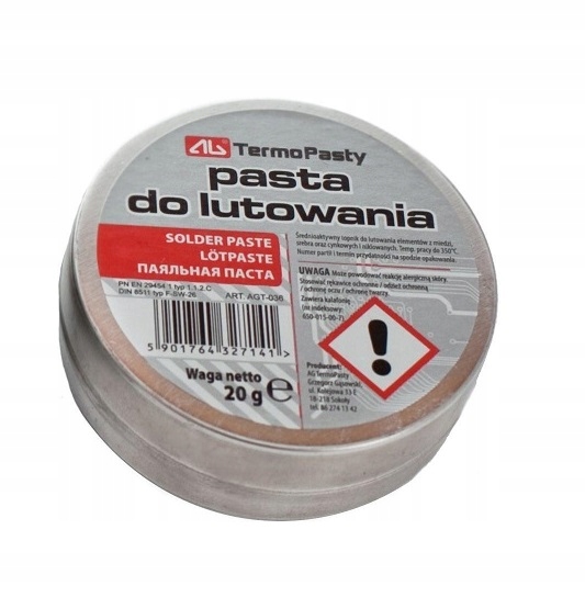 

Pasta do lutowania Ag TermoPasty AGT-036 20 g
