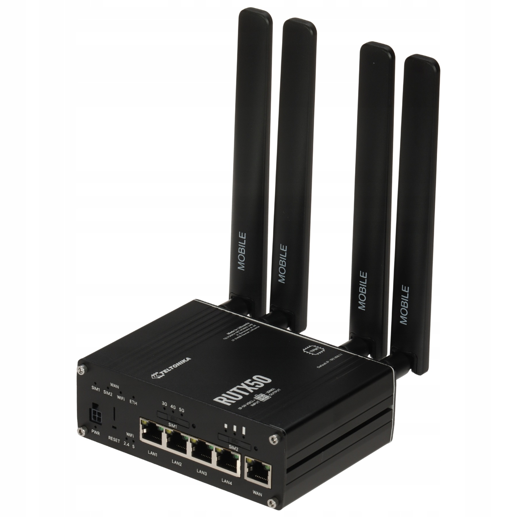 Přístupový Bod 5G Router RUTX50 Dual Sim Wi-Fi 5, 2.4 GHz, 5 GHz, 867 Mb/