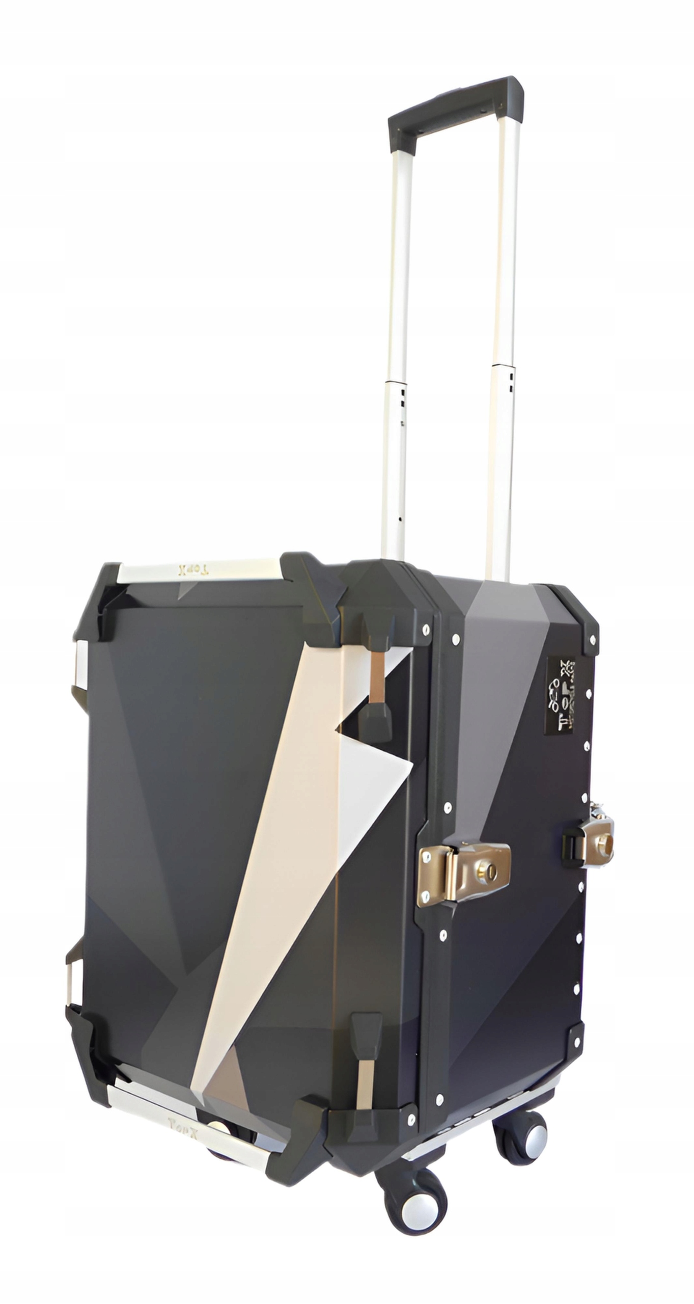 Kufr kolečka Motocyklový Centrální Alu Grafická taška 58L TopX