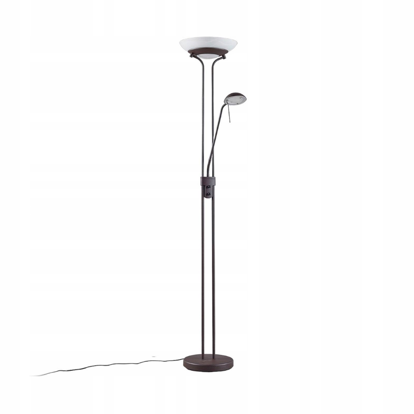 Lampa stojąca Led Lindby Yveta, kolor rdzawy, metal, ściemniany
