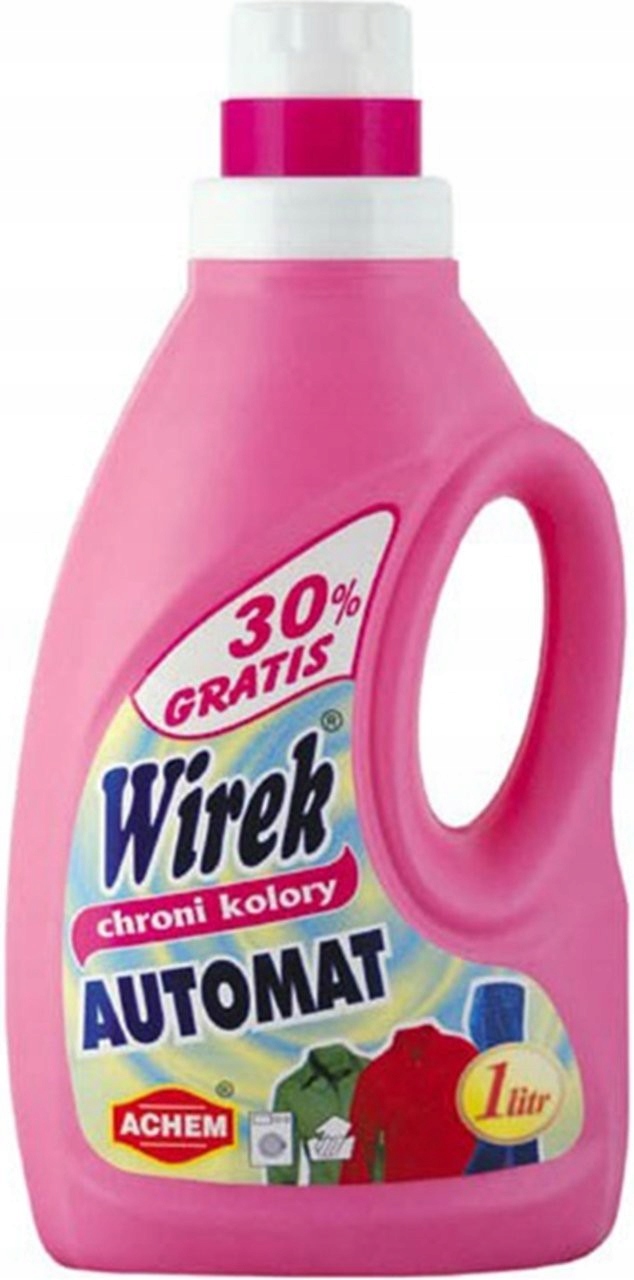 

Wirek Automat Płyn Do Prania Tkanin Kolorowy 1L
