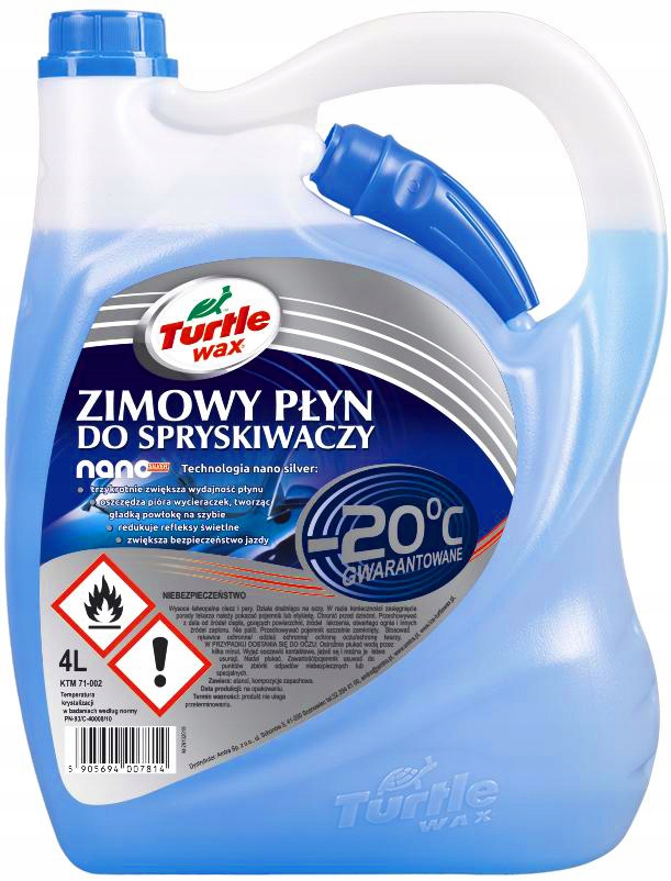 

Turtle Wax Zimowy Płyn Do Spryskiwaczy -20C 4L