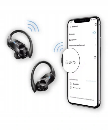 SŁUCHAWKI BEZPRZEWODOWE LENOVO WODOODPORNE GAMINGOWE SPORTOWE 5.3 Marka Lenovo