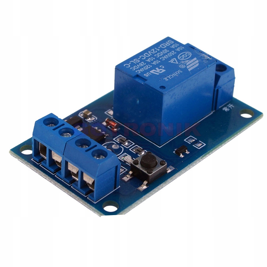 Przekaźnik bistabilny zatrzaskowy 12V 10A HCW-M02