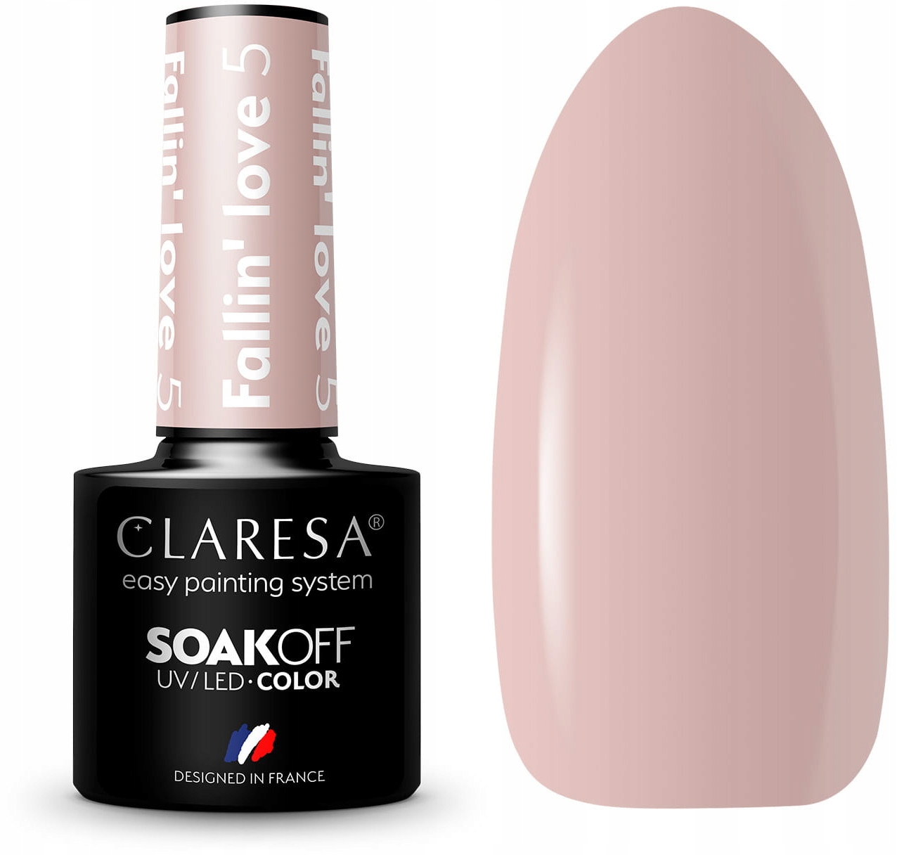 

Claresa lakier hybrydowy Fallin' Love 5 5g beżowy