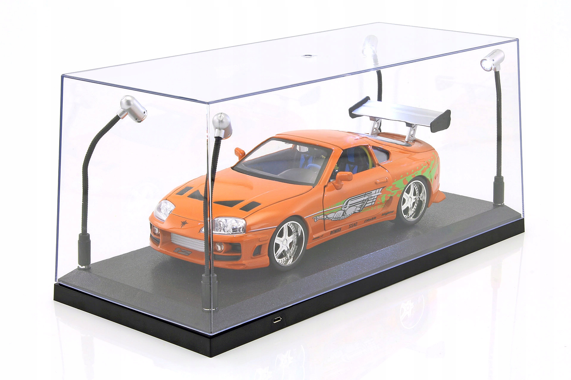 Vitrína s Led osvětlením pro model v měřítku 1:18 Akrylová vitrína Triple9