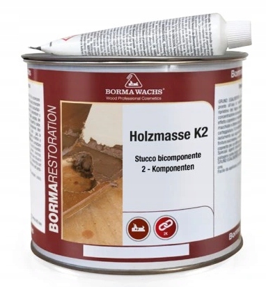 

Szpachla Do Drewna Holzmasse K2 Jasny Orzech 0,75L