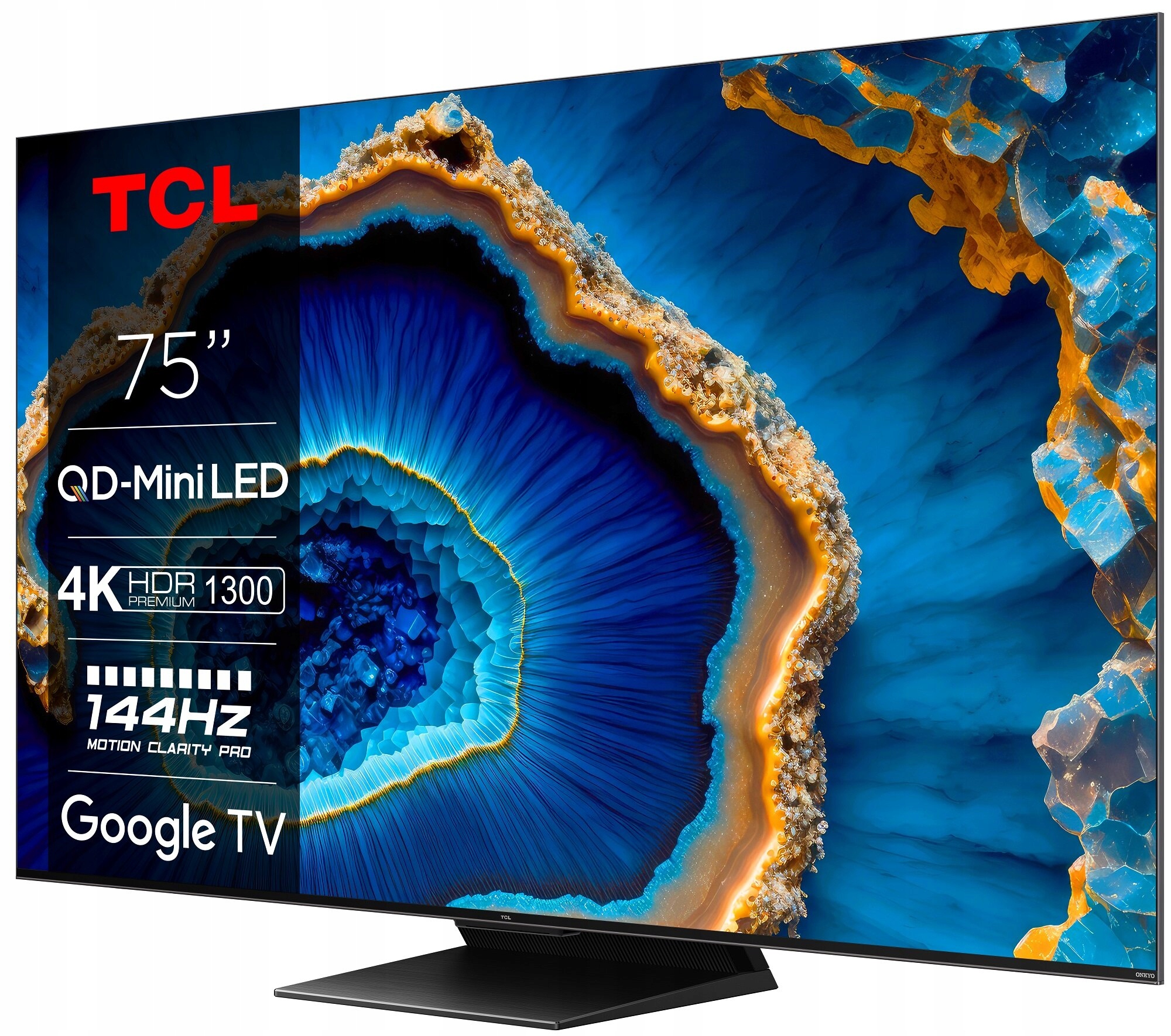 Telewizor TCL 75C809 MINILED 4K 144Hz Google TV Przekątna ekranu (cale) 75