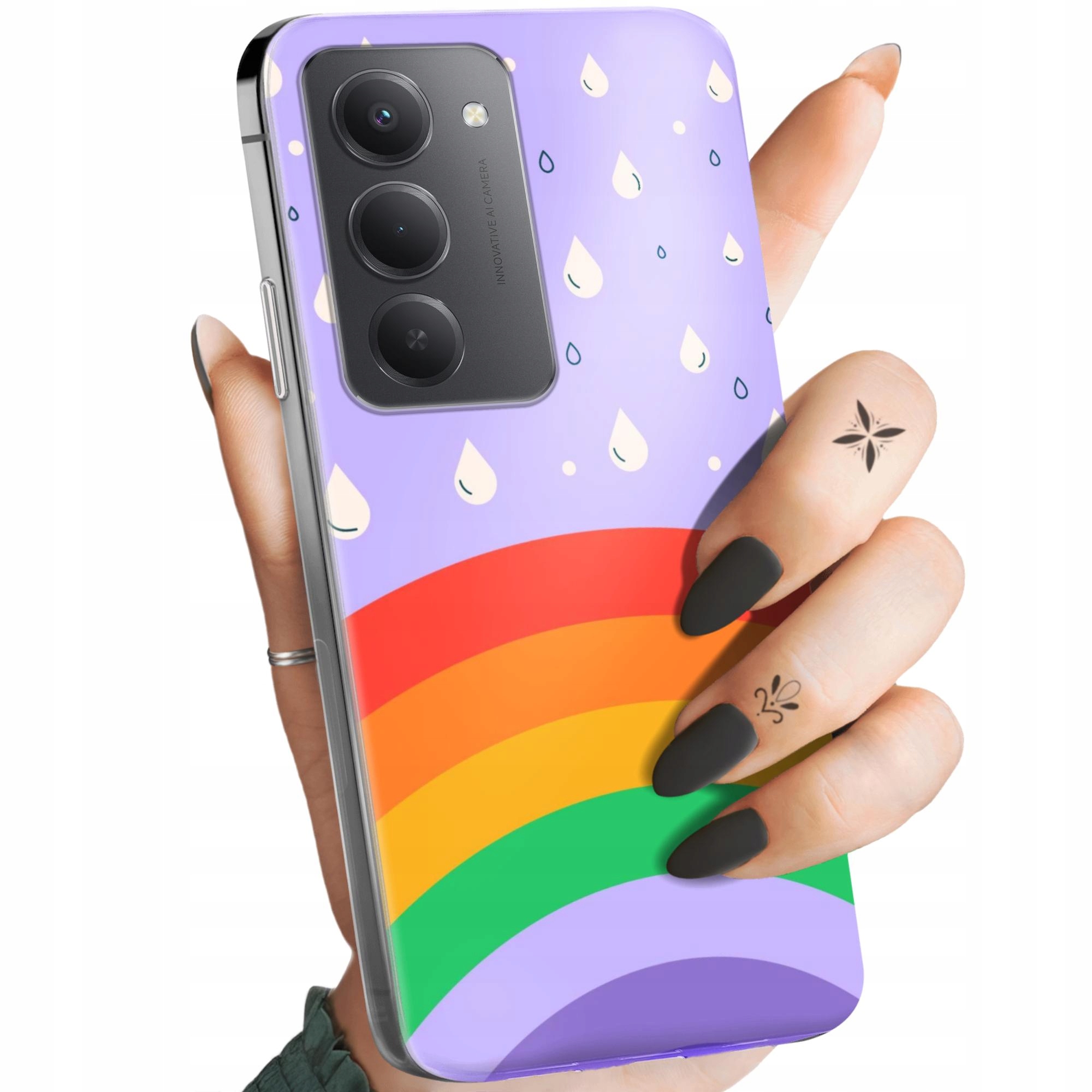 Etui Do Xiaomi Redmi 15 15 5G Tęcza Rainbow Obudowa Pokrowiec Case
