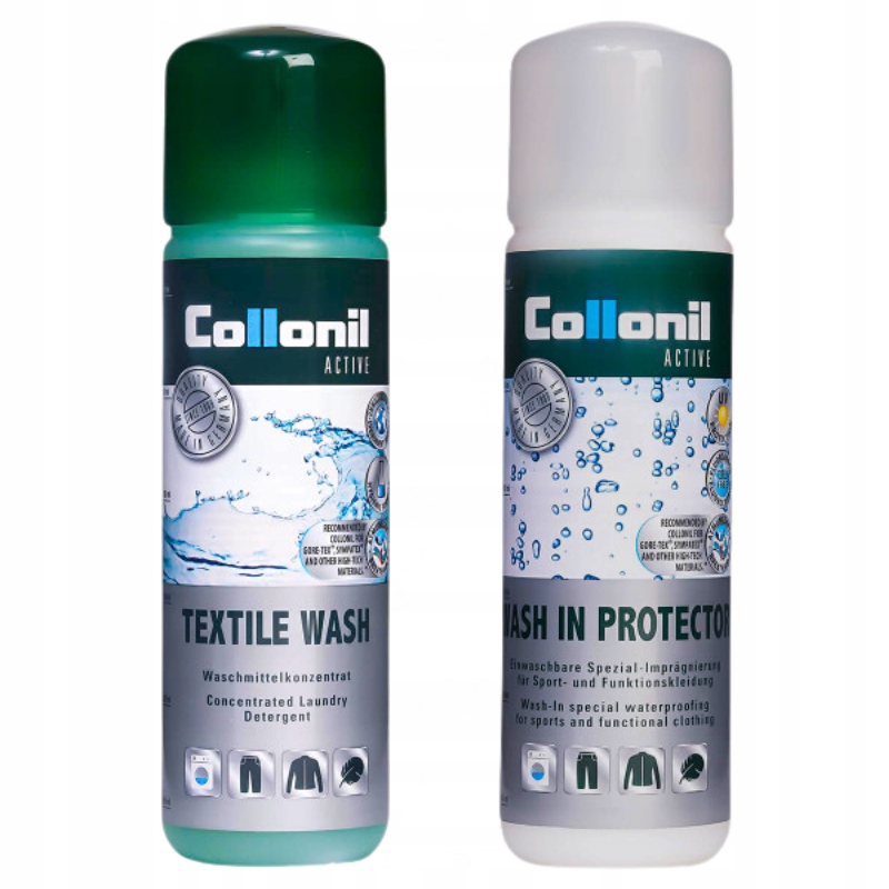 Płyn do prania odzieży Sportowej Ekologiczny Impregnat Zestaw Collonil