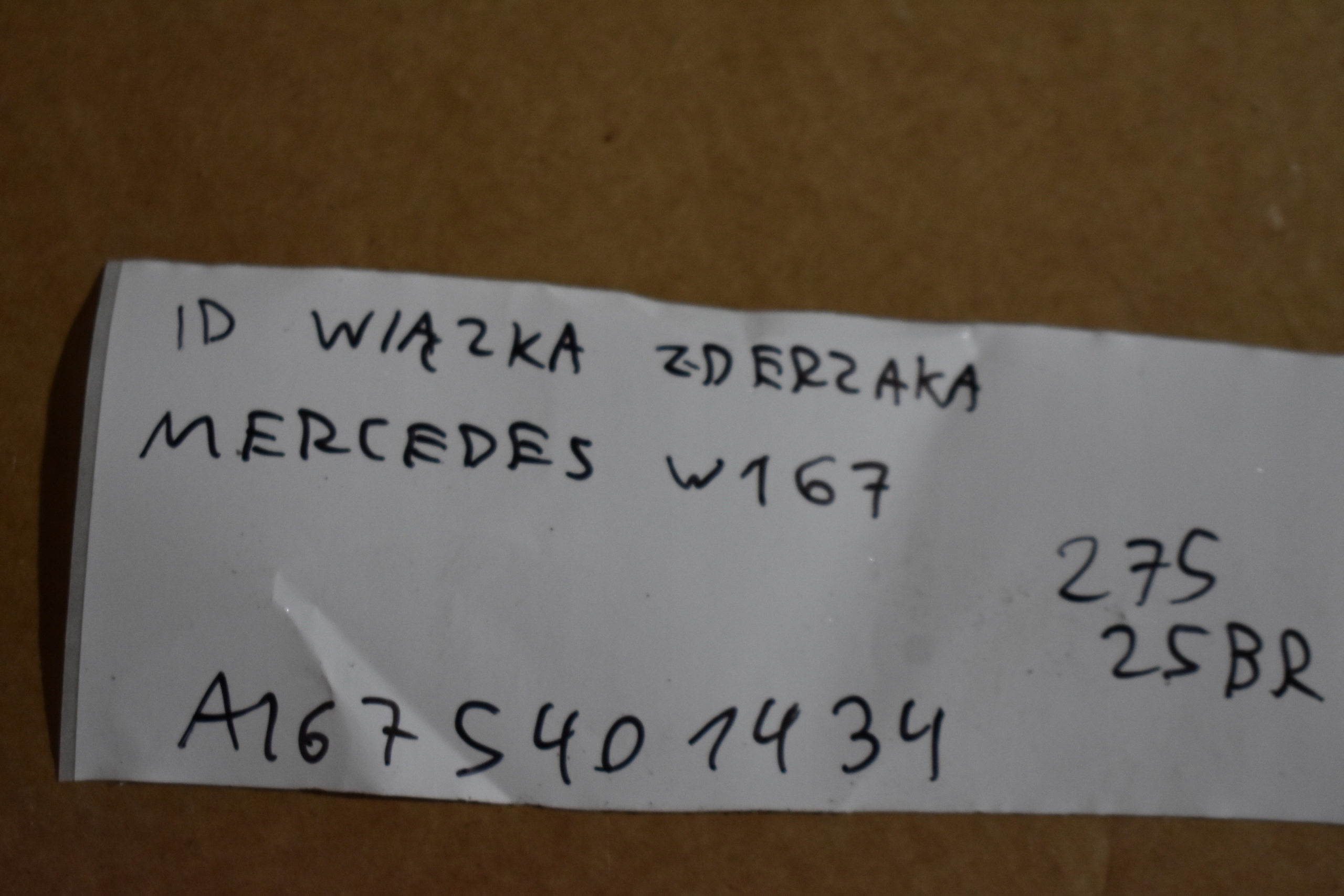 IDEALNA bundle electrical of a bumper MERCEDES W167 1