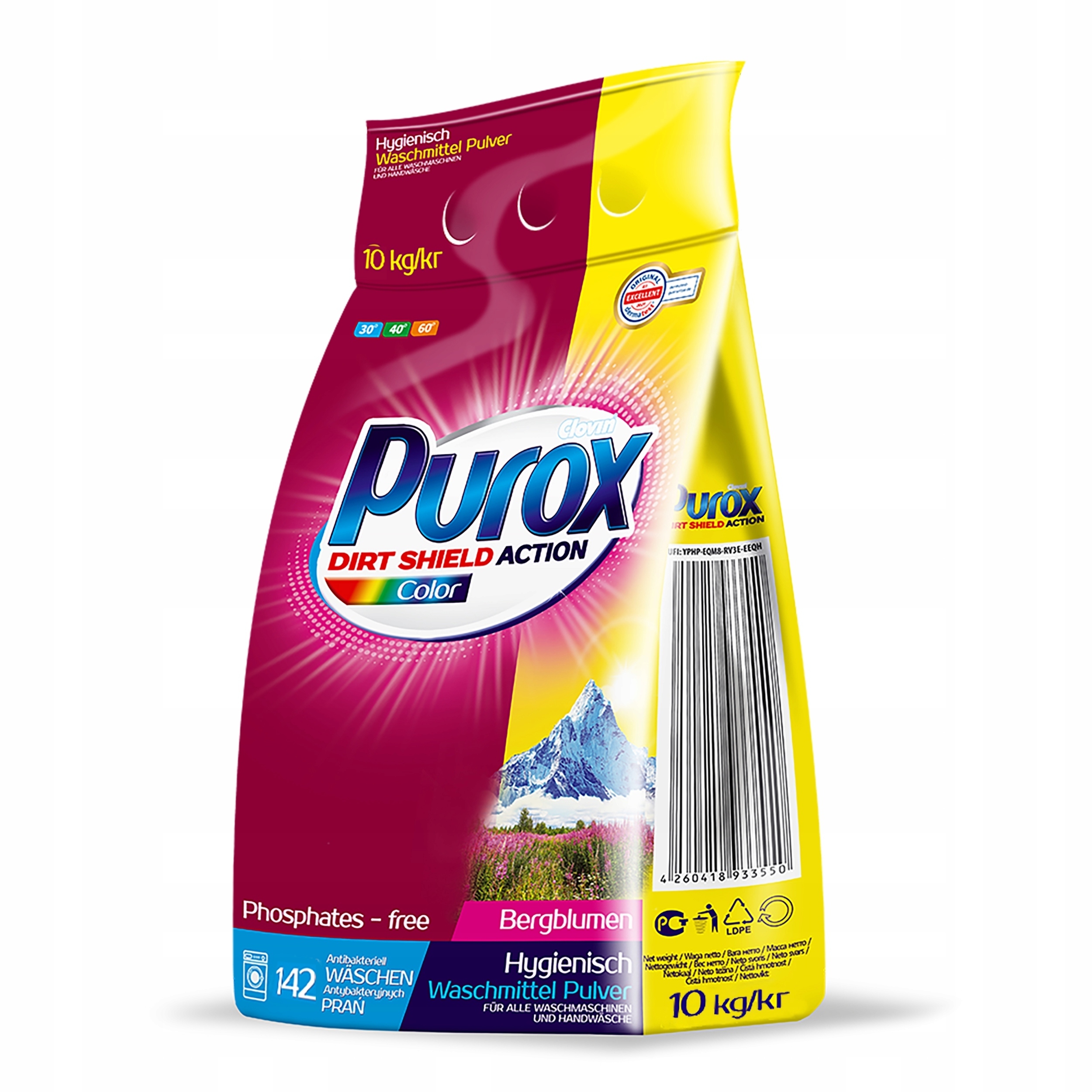 

Clovin Purox Proszek do prania Color a'10 kg