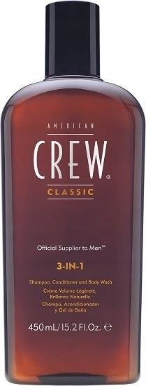 American Crew 3In1 Šampón Kondicionér Gél Men 1000ml