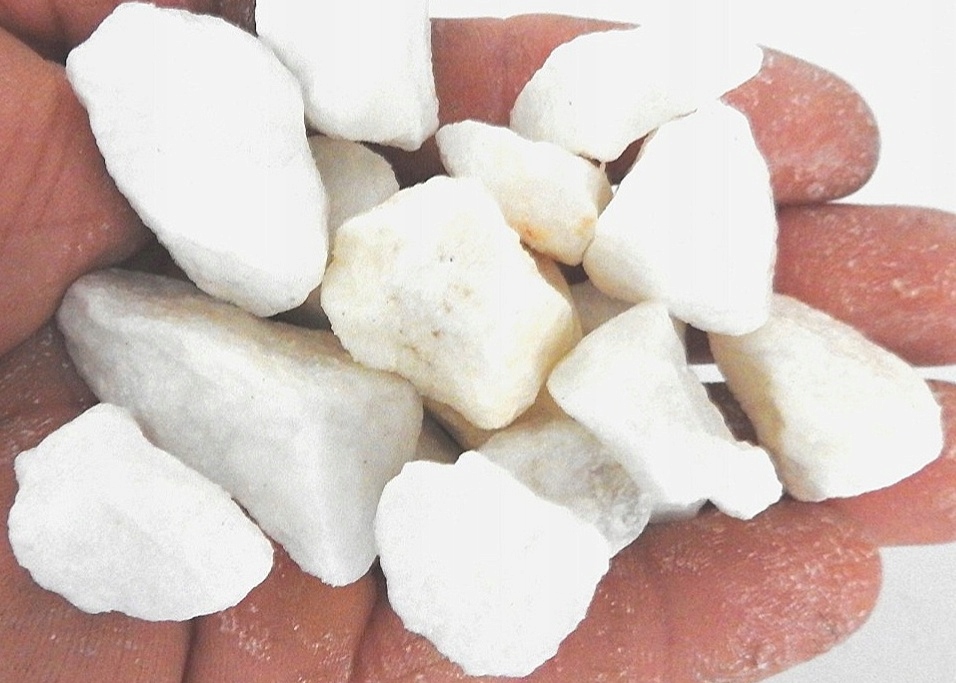 Grys Bianco Carrara Marmur Włoski 21-40mm 1000KG Tona Paleta Big Bag
