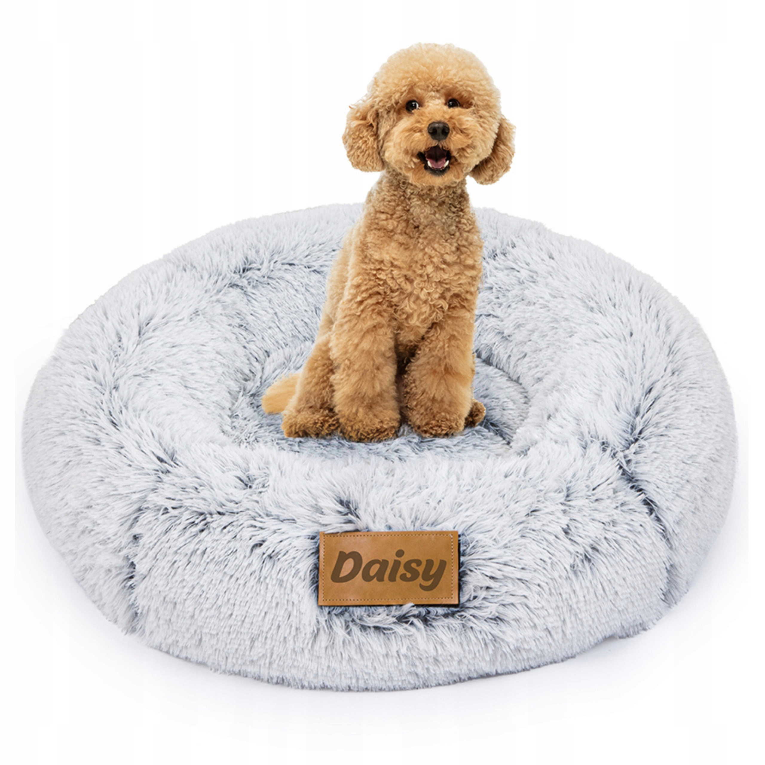 Levně Pelíšek pro psa Potah Pohovka L chlupatá s gravírováním Bonus Dogeste