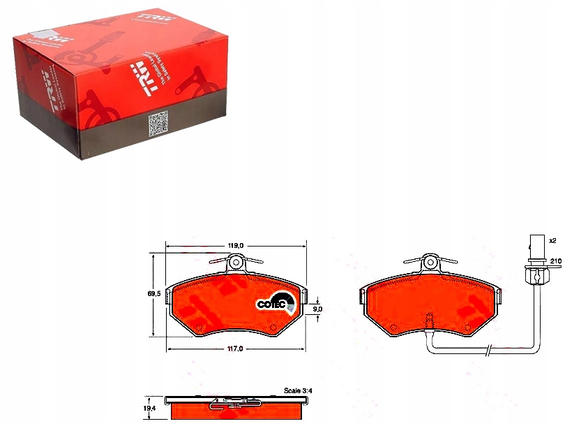 Brzdové Destičky Vw Přední A4 Passat 96- Z Czunikie Asistent Kolize #34