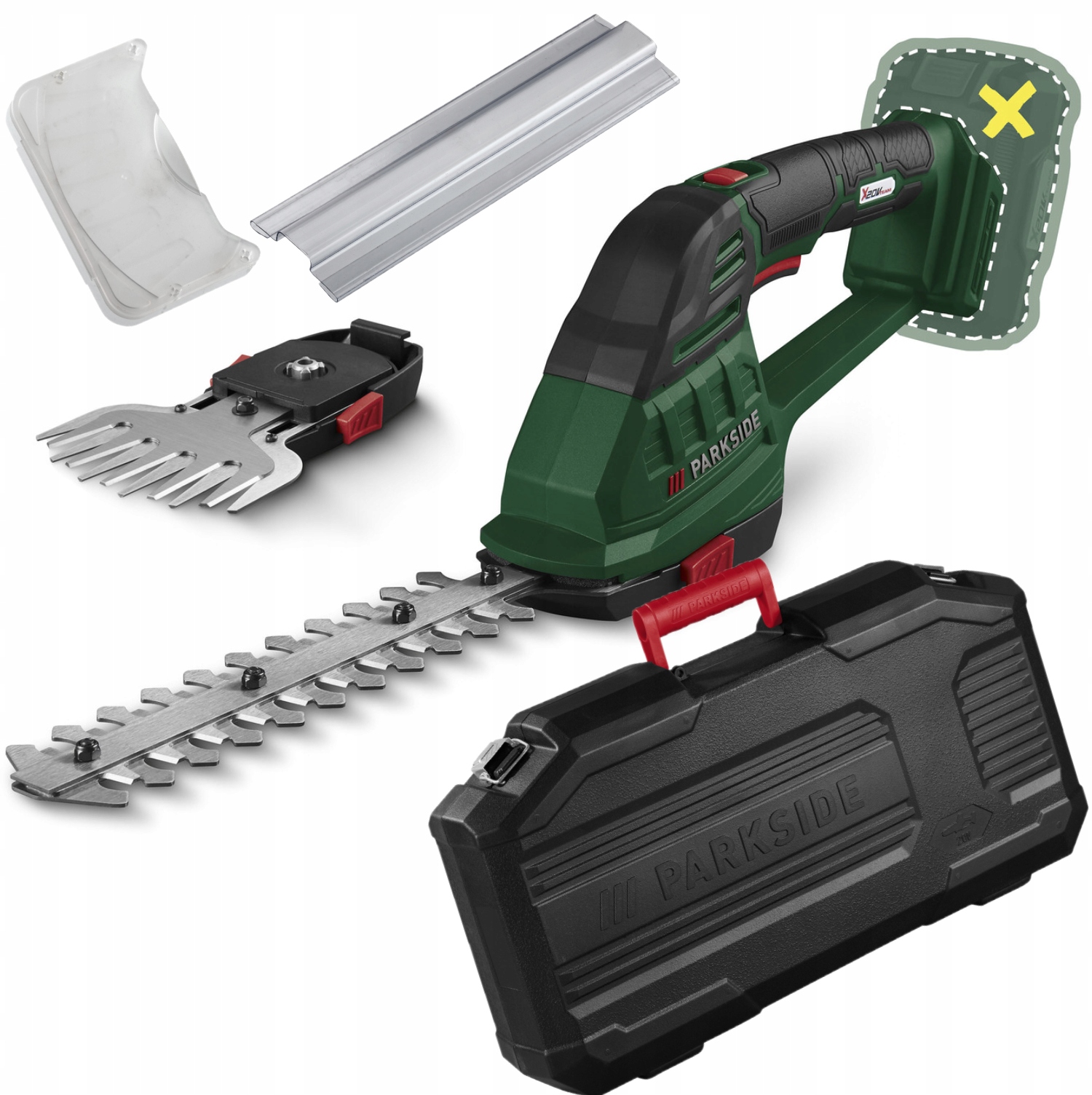 Nożyce akumulatorowe do trawy, krzewów Parkside Pags 20-Li A1 20V