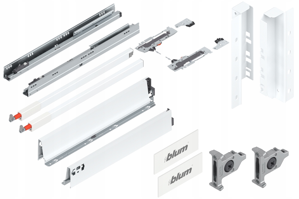 Blum Tandembox 450 Šuplík střední Tip-On C bílá