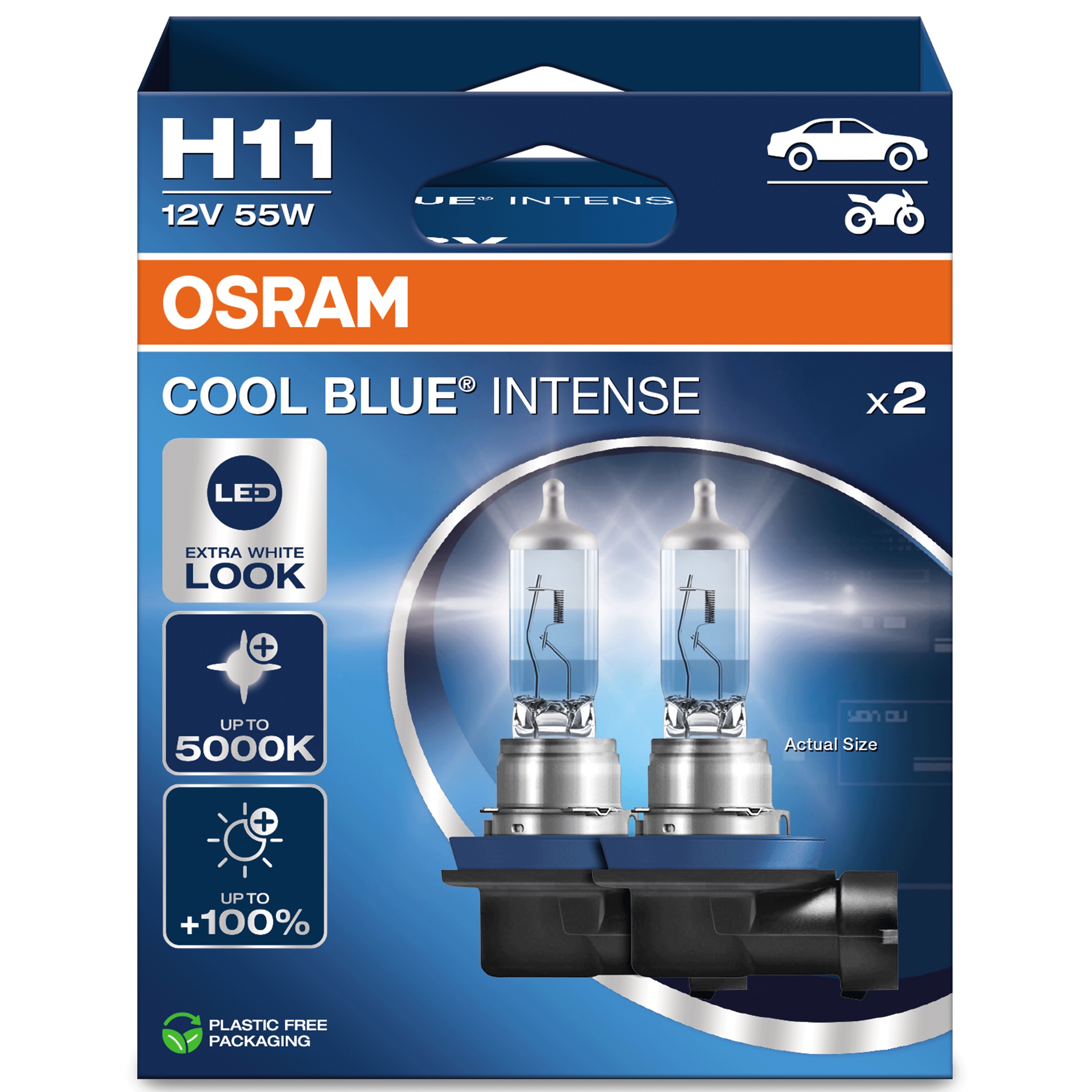 Лампы Osram H11 55 Вт 2 шт.