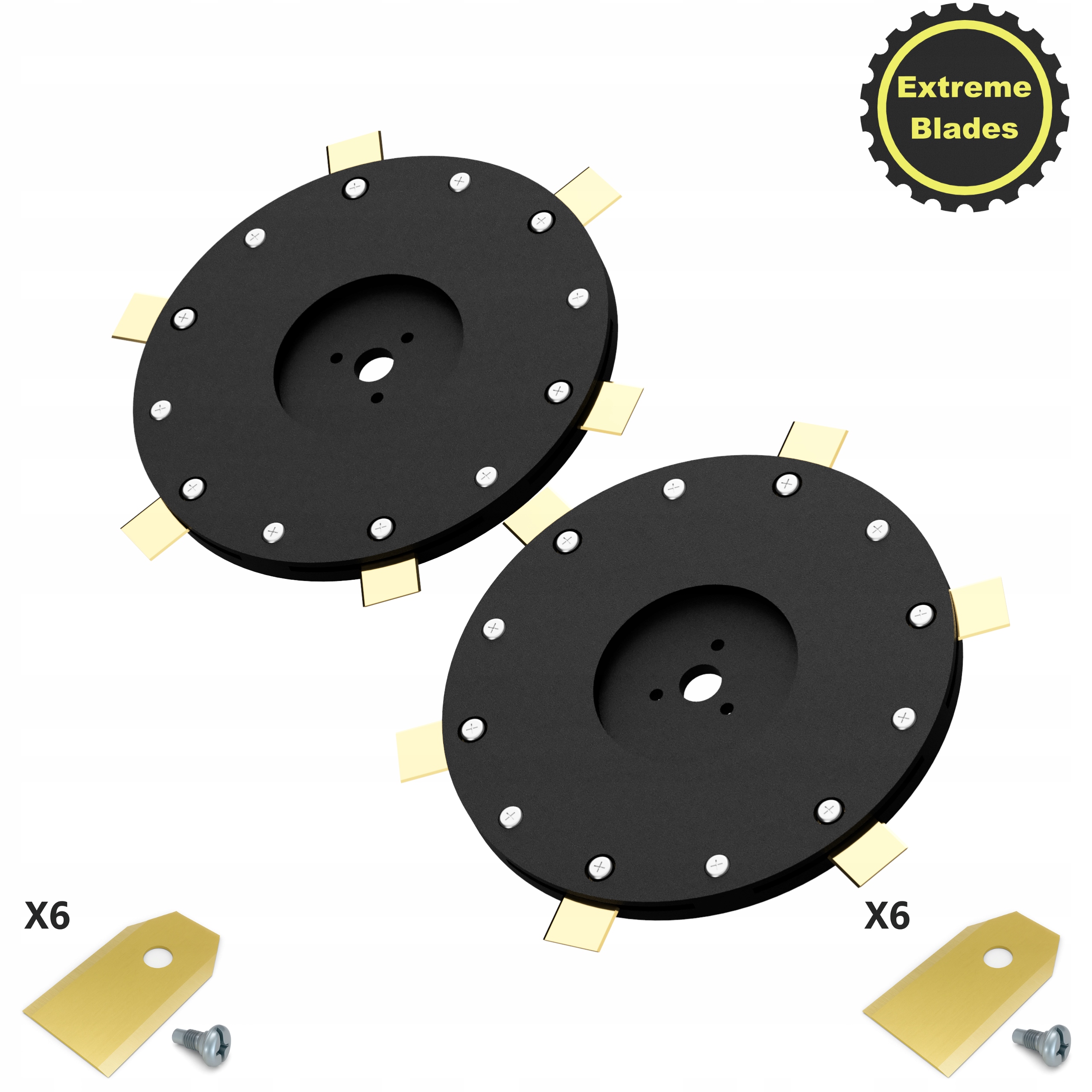 2x štít s krytem na 6 čepelí pro Sunseeker X7