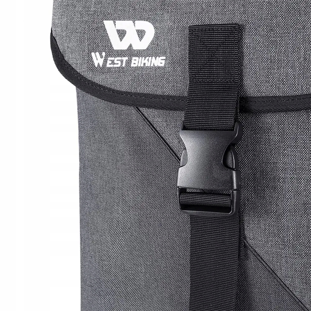 Useful Bicycle Trunk Bag Double Side Nylon Bicycle Rear Pannier Model enhmen