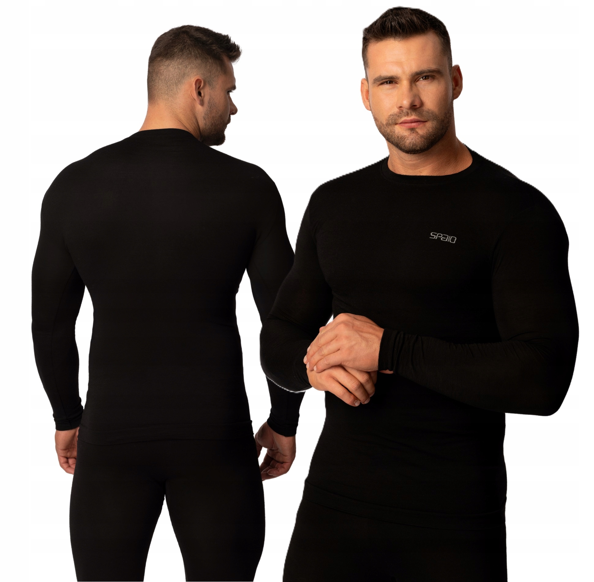 Bluza Termoaktywna Z Wełny Męska Trekkingowa Zimowa Górska Spaio Merino -XL