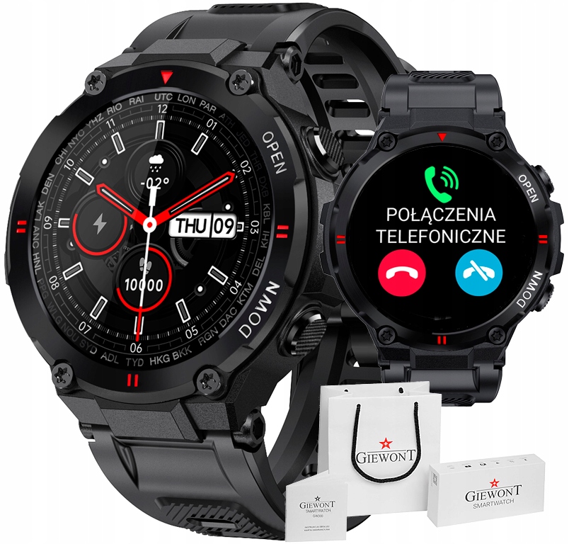 

Smartwatch Zegarek Męski Sport Rozmowy Sms Puls Pl