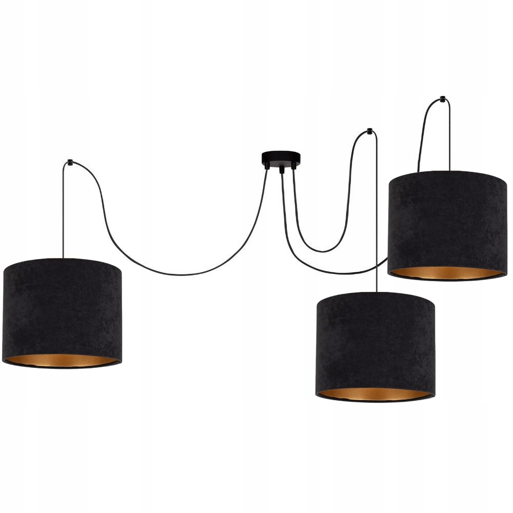 Závesná Stropná Lampa Luster Pavúk Semiš Spider