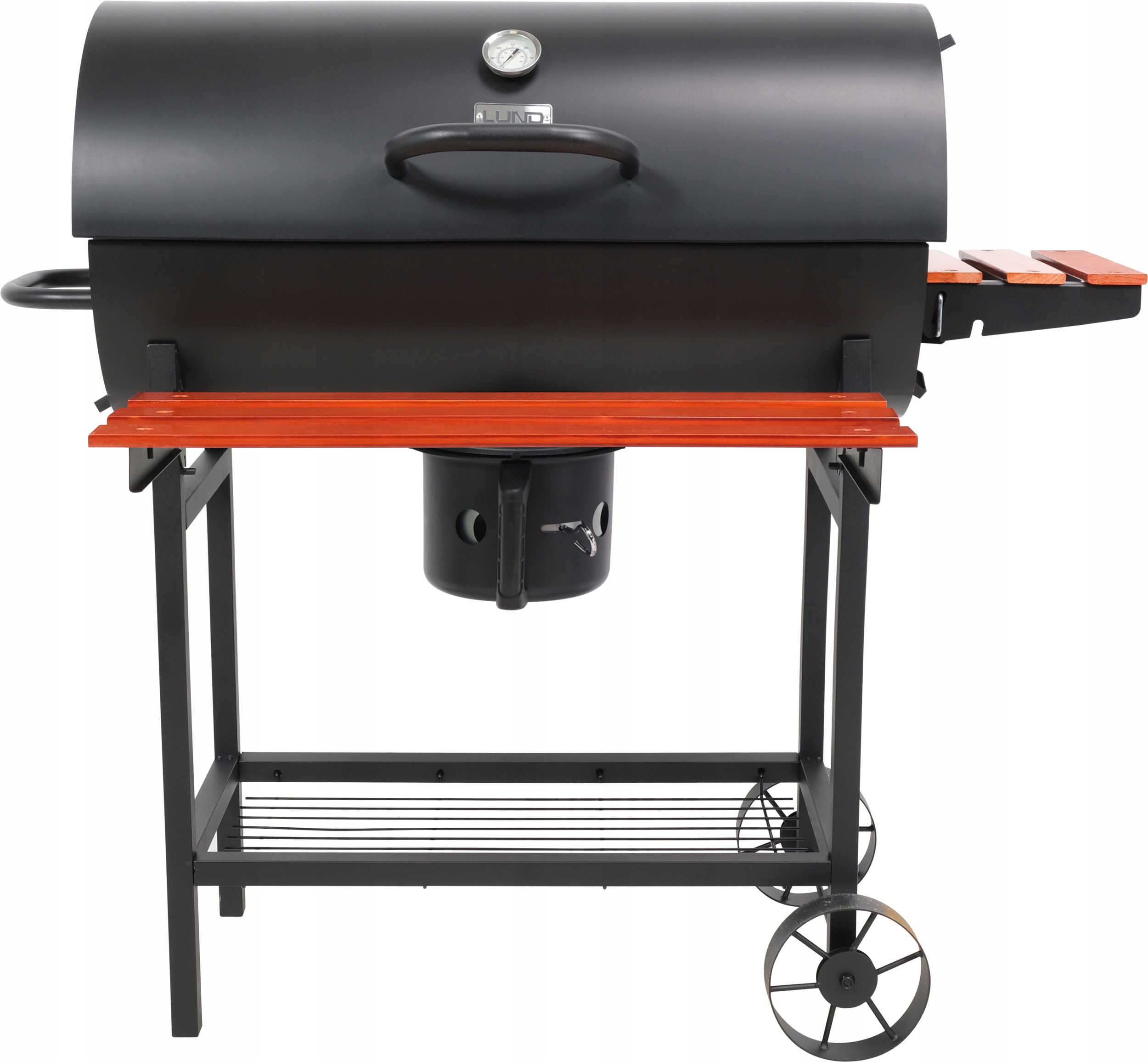 

Grill Węglowy Duży Ogrodowy Z Popielnikiem 3 Półki