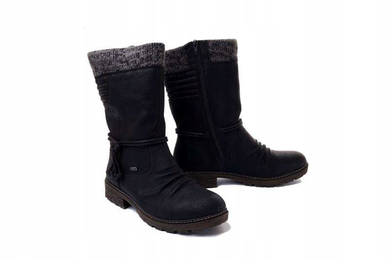 

Kozaki damskie Rieker Tex Z4755-00 black r42