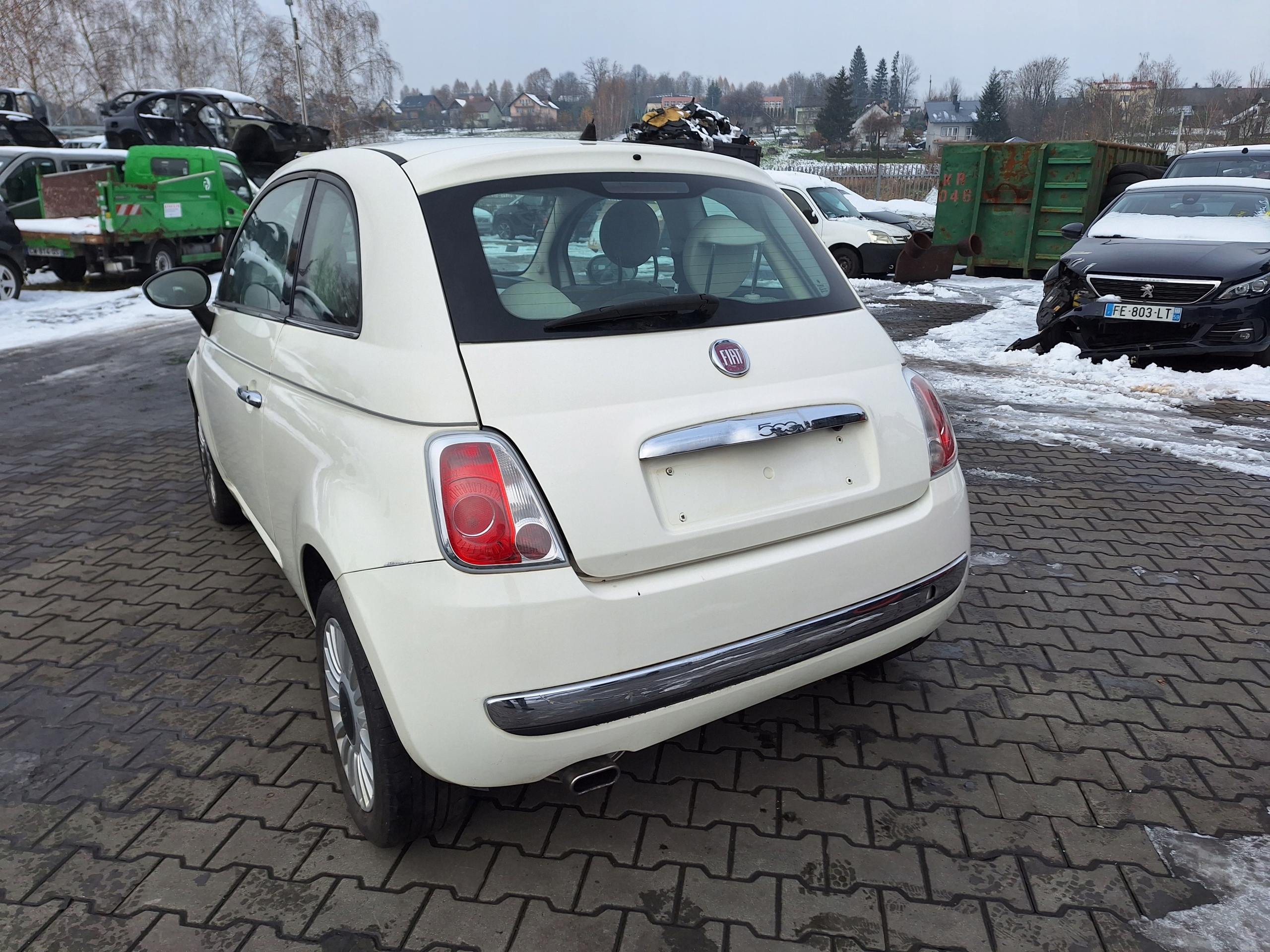 FIAT 500 312 OŚ OŚKA BELKA ZAWIESZENIA TYŁ BĘBEN FORD KA II 2 MK2