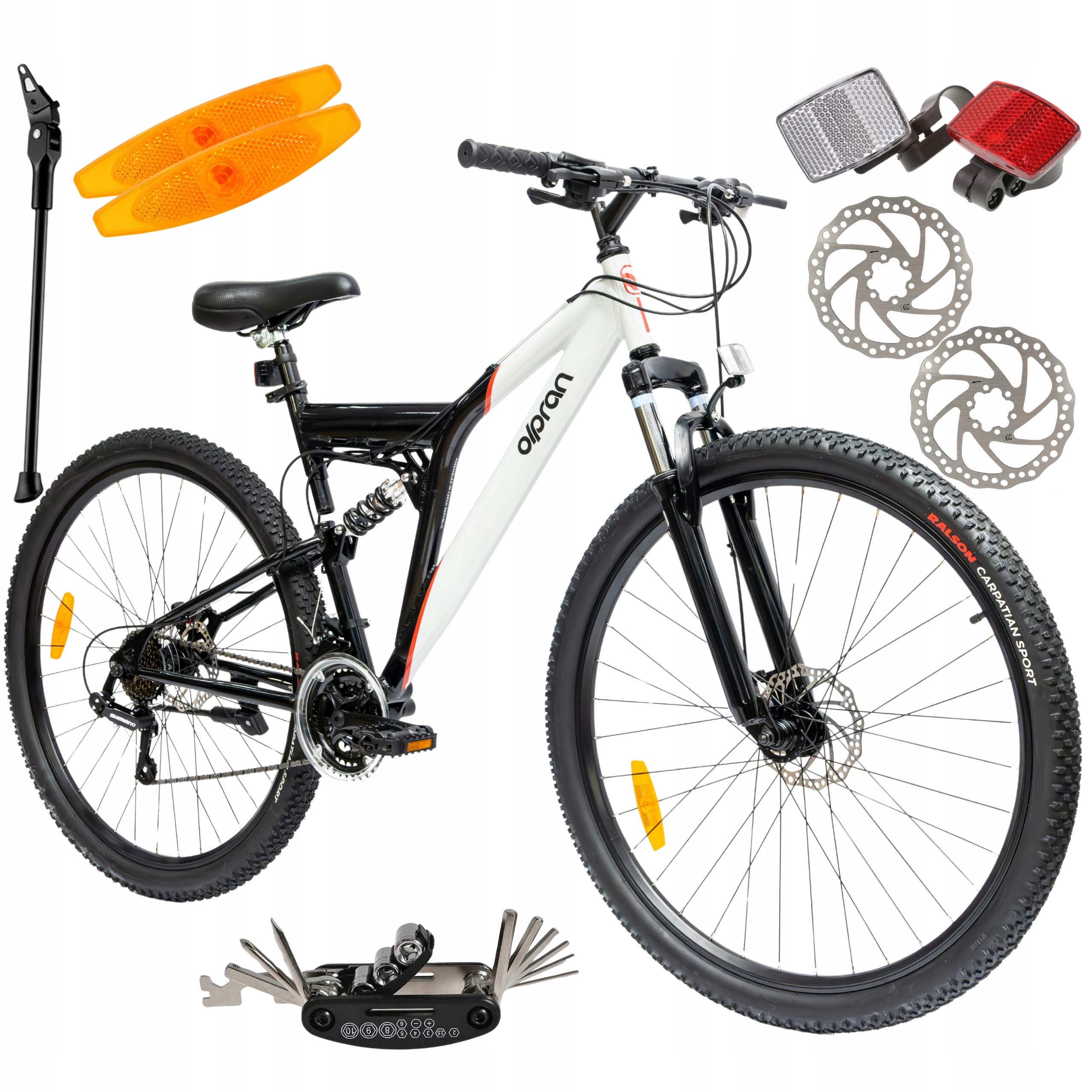 Rower Męski Damski Górski Koła 29" Shimano Mtb Full Amortyzacja Aluminium