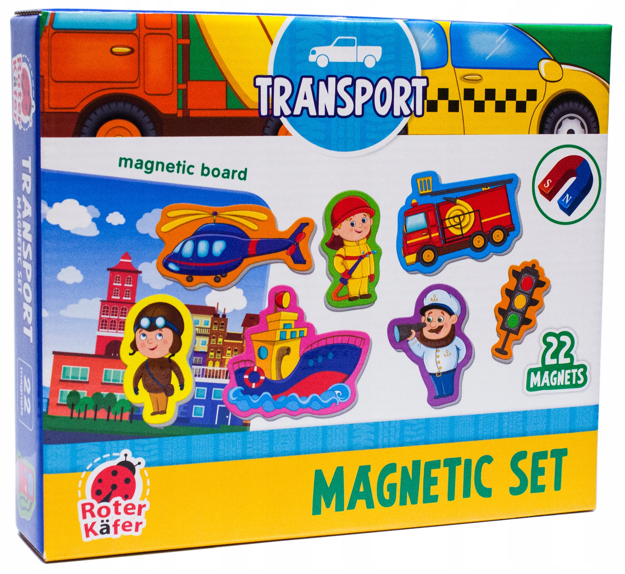 

Zestaw magnesów Transport tablica Roter Kafer
