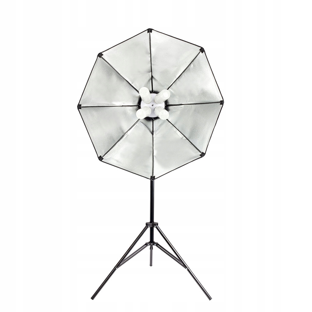 Lampa oświetleniowa LED 4x125W softbox okta 80cm statyw dyfuzor Marka CineGEN