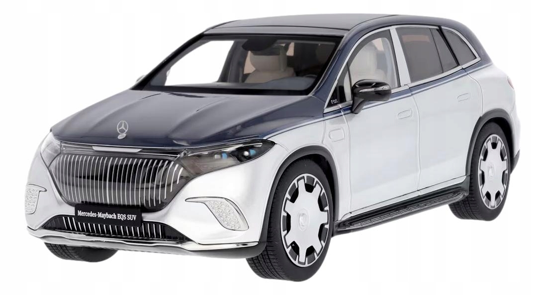 Mercedes Model auta 1:18 Maybach Eqs 680 Suv, striebro, hightech