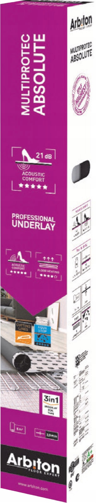 Podkład ARBITON MULTIPROTEC ABSOLUTE 3mm + taśma Kod producenta Multiprotec Absolute