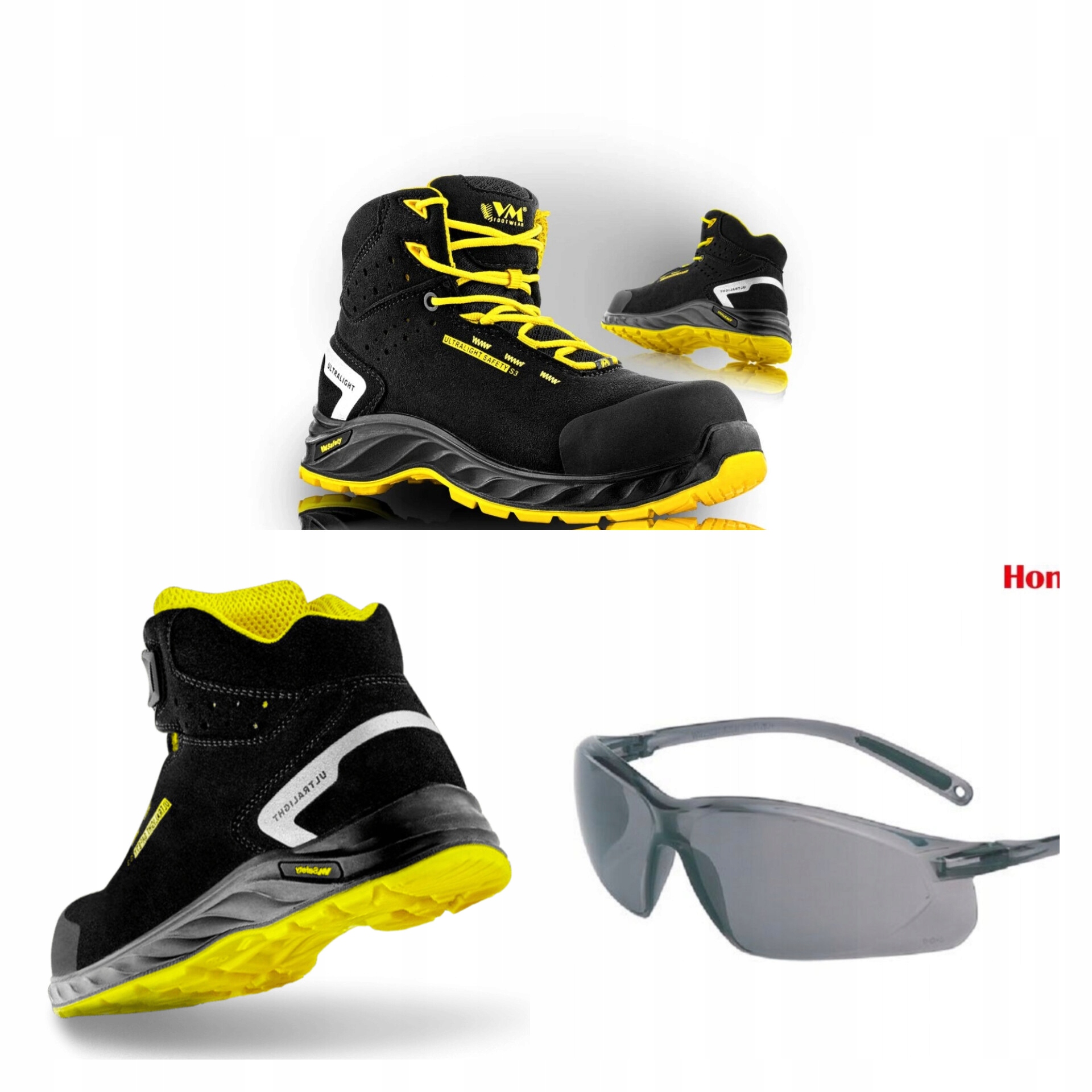 Ochranné pracovní boty VM Footwear Wisconsin S3 brýle Bonus 40