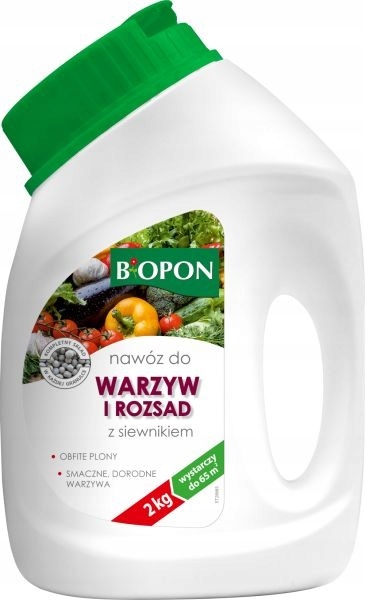 Nawóz do warzyw z WYGODNYM SIEWNIKIEM Bopon 2kg Producent Biopon