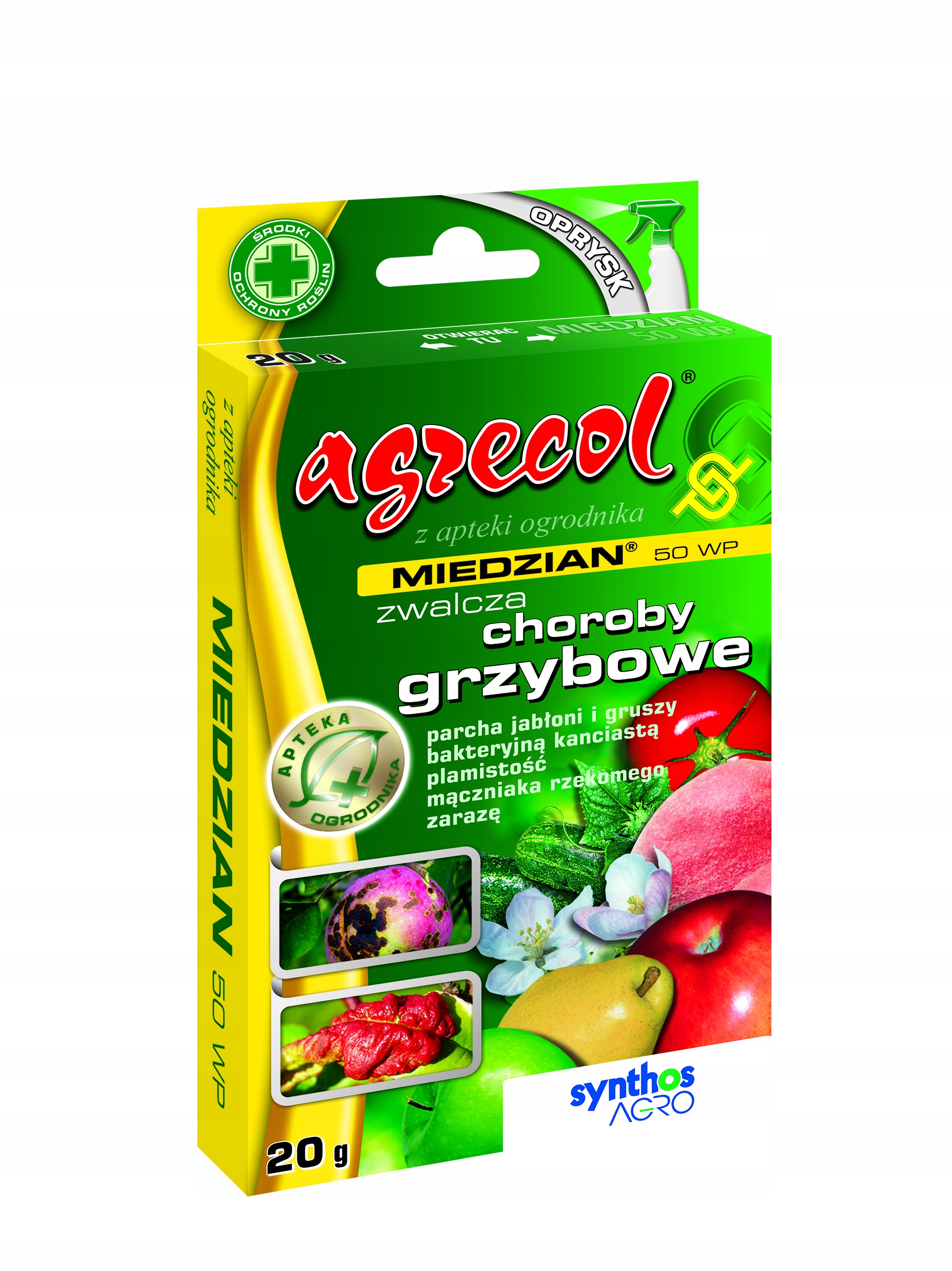 

Agrecol grzybobójczy Miedzian 50 Wp parch 20 g