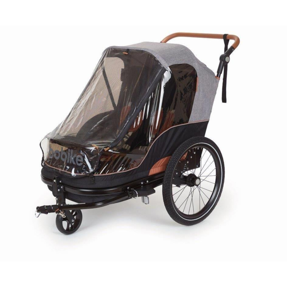 Bobike Przyczepka rowerowa 2w1 Grey