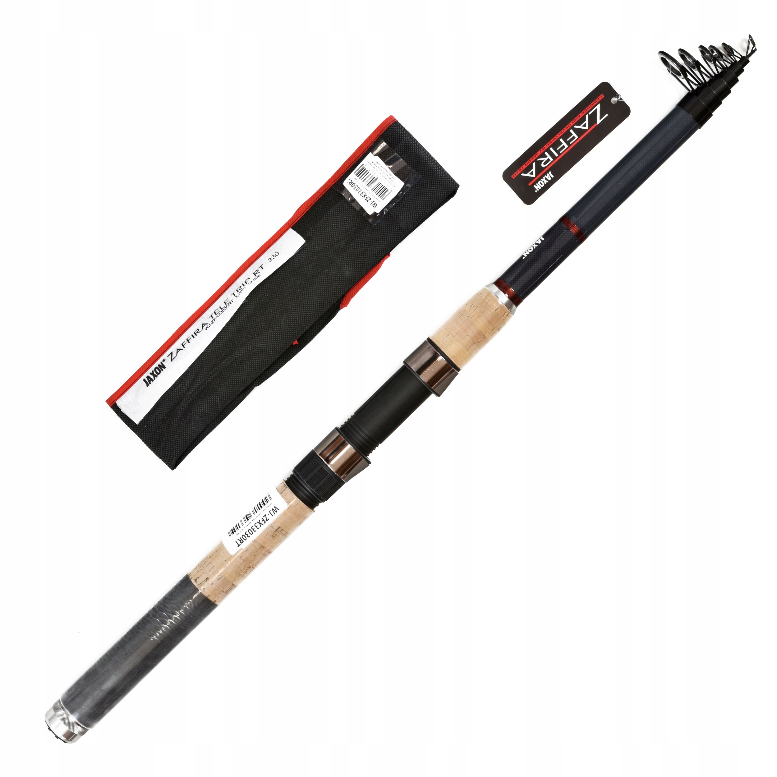 Wędka teleskopowa Jaxon Zaffira Tele Trip Rt 3.30m 10-30g połów rekreacyjny