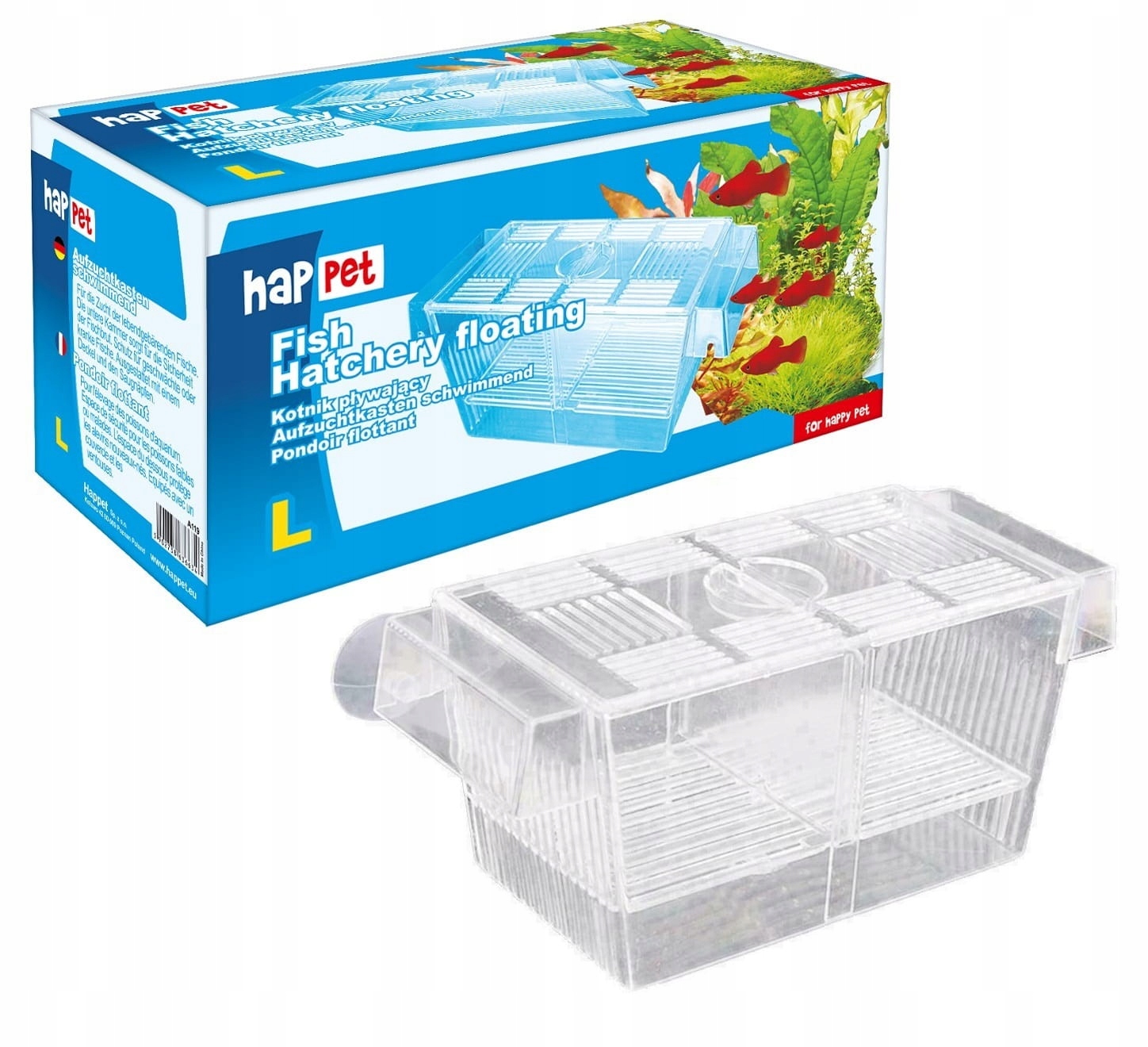 

Happet Kotnik plastikowy dla Ryb L 22,5x9,5x10cm