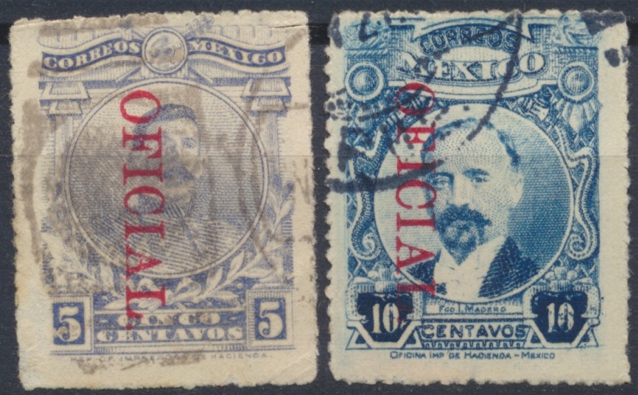 Meksyk - Oficial Znane osoby Politycy Działacze Rwolucjoniści Nadruki