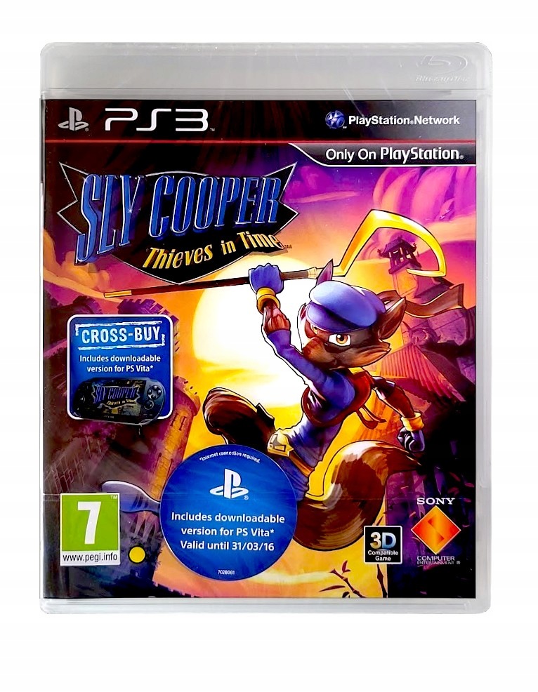 Sly Cooper: Thieves In Time PS3 Gra Na Płycie Nowa W Folii