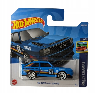 

Hot Wheels '84 Audi Sport Quattro Niebieski Nowy