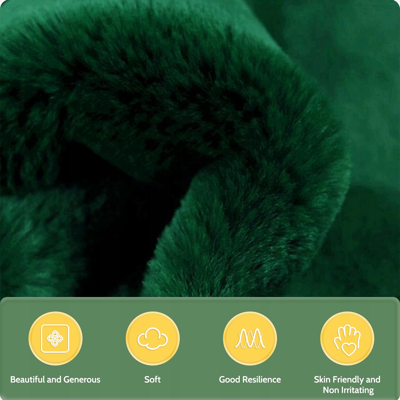 Zestaw 4 krzeseł do jadalni aksamit zielony Kod producenta Treeboy