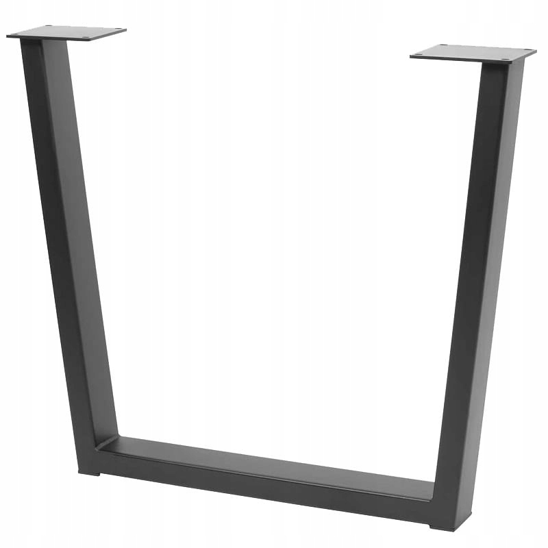 Kovová noha stola, písacieho stola Loft Industrial T40, čierny profil Gtv, 2 ks
